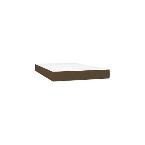 Matelas de lit à ressorts ensachés Marron foncé 120x200x20 (1/5)