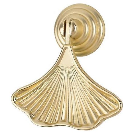 lot De1 Poignes En Forme De Feuille Dor Avec Pendentif En Forme De Goutte (1/5)