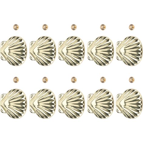 Lot de 10 rivets en cuir dorés de 33 mm avec vis croisée de 4,5 mm pour ceintures, sacs à main et chaussures. (1/5)