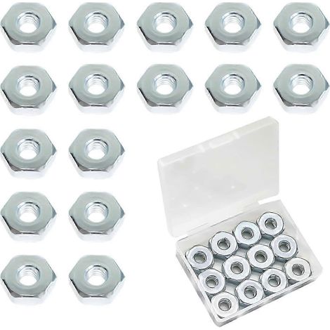 Lot de 16 écrous de protection de pignon pour tronçonneuses Stihl MS180, MS181, MS170, MS170C, MS171 et autres modèles. Écrous universels pour protection de guide-chaîne, compatibles avec les écrous M (1/5)