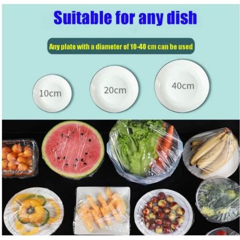 100pcs sac poubelle rétractable, sac poubelle, réfrigérateur PE sac poubelle de cuisine pour les résidus, fruits, prévention de la (1/4)