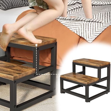 Marchepied 2 Marches – Tabouret en bois Sécurité et Confort