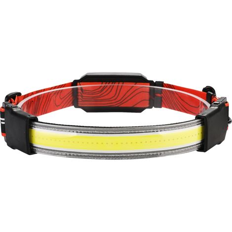 Lampe frontale LED haute luminosité, légère et étanche, idéale pour la randonnée, la course à pied, la pêche et le camping (1/5)