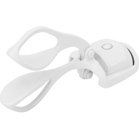 Recourbe-cils chauffant électrique blanc, mode 2 températures, rechargeable USB, intelligent, tenue longue durée, portable à main (1/5)