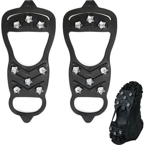 Crampons Antidérapants, Crampons pour Chaussures Antidérapant, Crampons pour Bottes, Crampons pour Chaussures, Crampons pour Chaussures de Randonnée (1/5)