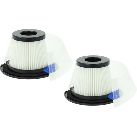 vhbw Kit de 2x Filtres d'aspirateur compatible avec Klarstein Clean Butler 4G Silent 10033762 / 10033763 aspirateur sans-fil - Filtre anti-saleté