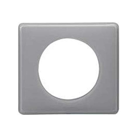 Legrand – Plaque Céliane laqué 1 poste – Finition gris perle – Montage horizontal/vertical – Fixation à clipser – Compatible avec mécanismes Céliane (1/6)