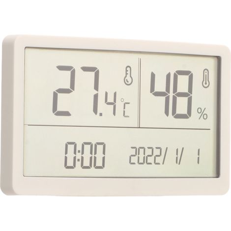 Temperatur- und Feuchtigkeitsmonitor, Temperaturmessgerät, digitales Thermometer und Hygrometer für Zuhause (1/5)