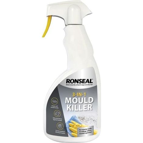 Ronseal 3-in-1 Mould Killer Trigger Spray 500ml RSLMKT500