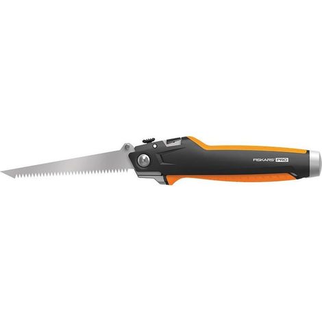 Cuchillo utilitario Fiskars carbonmax cuerpo metálico bloqueo seguridad
