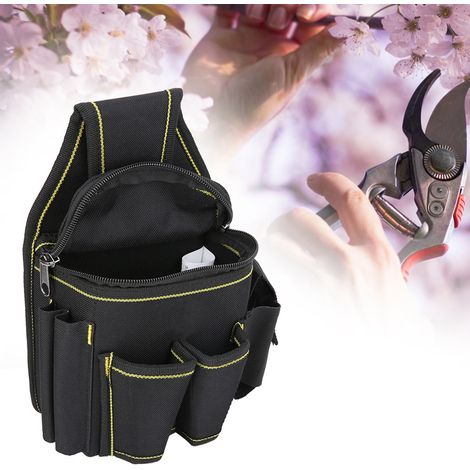 Sacoche multifonction en tissu Oxford pour outils de jardinage, sac banane pour électricien, tablier (1/5)