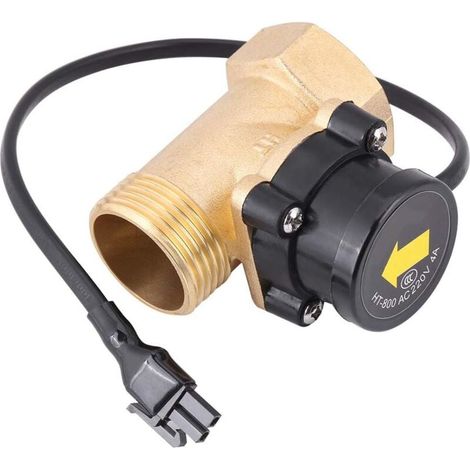 Wasserdurchflussschalter, HT-800 G1-Gewinde 220 V Wasserpumpen-Durchflusssensor Automatischer Steuerschalter, mit stabiler Leistung, hochtemperaturbeständig (1/4)