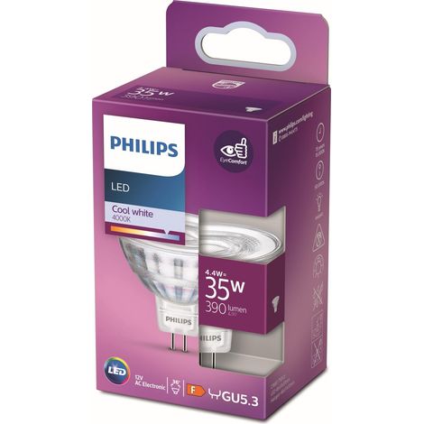 ampoule LED Spot GU5.3 35W Blanc Froid, Verre (1/5)