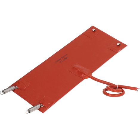 Coussin chauffant en silicone étanche 300 x 120 mm 100 W pour voiture DC12V (1/5)