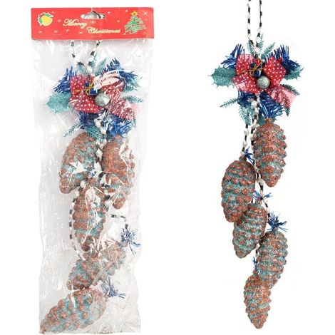 Ghirlanda decorativa a catena con pigne, 46 cm (1/3)