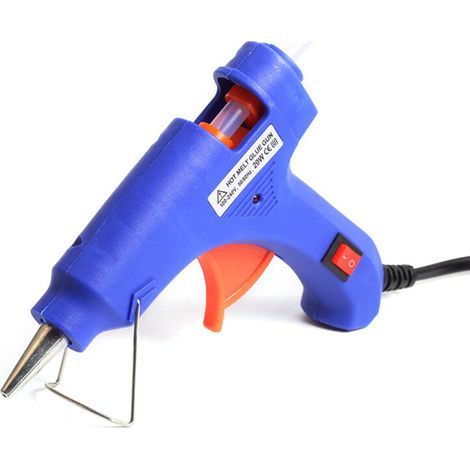 Pair 1 Mini pistolet à colle à chaud de colle transparents pour bricolage et réparations rapides dans la maison & bureau (1/5)