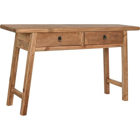 Console bois recyclé élégante pour intérieur cosy - Bois de pin naturel recyclé (1/5)
