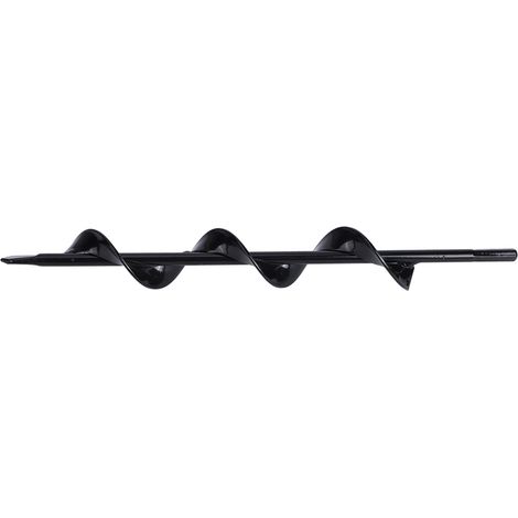 Tarière de jardin en acier au manganèse pour creuser des trous de plantation enterrés, accessoires pour outils 46 x 370 mm (1/5)