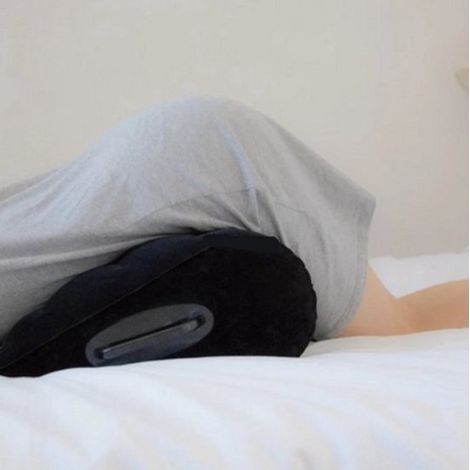 Faltbares, aufblasbares Dreieckskissen aus beflocktem PVC – Gästebett und Liebeskissen, platzsparend und komfortabel, ideal als aufblasbares Sofa, perfekt für Zuhause und unterwegs
