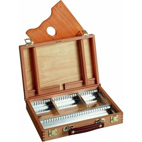 Boîte de rangement - MABEF - Petit format - Bois de hêtre - Multicolore - 30 x 20 x 3 cm