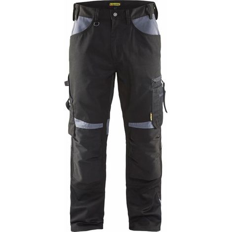 Blakläder Bundhose Handwerk, schwarz / grau, Konfektionsgröße 48 (1/2)