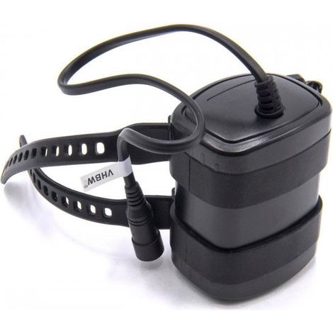 Li-Ion- pacco batteria - 9000mAh 8.4V - per faretti luce fanalino per biciclette - impermeabile