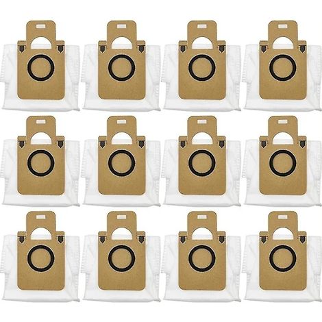 12 D-förmige Beutelzubehörteile für den Staubsauger Bot D10 Rls3d, Ersatzteil für den D-förmigen Behälter P-AquaForge (1/5)