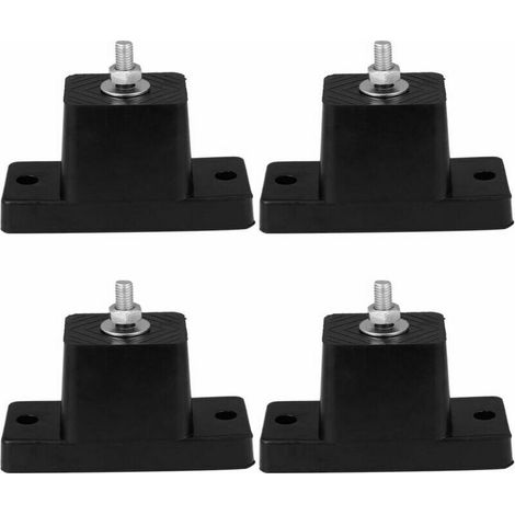 Set of 4 Rubber Vibration Isolator Mounting Brackets/Air Conditioner Mounting Brackets