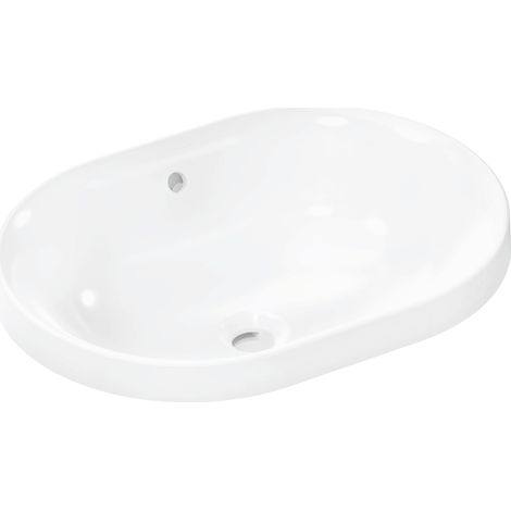 hansgrohe Xuniva U Einbauwaschtisch, mit Überlauf, ohne Hahnloch, (1/4)