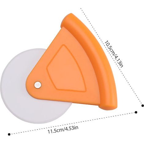 Roue à pizza en plastique, coupe-pizza, outil de découpe pour gâteau, pain et pâtisserie, accessoires de cuisson (1/5)