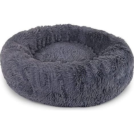 (s) 40 Cm Gris Foncpanier Rond Chien Coussin Chat Panier Donut (1/5)