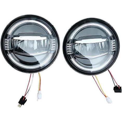 Modifizierte LED-Scheinwerfereinheit für Jeep Wrangler JK 2007-2018 55078151AD 55078150AD (1/5)