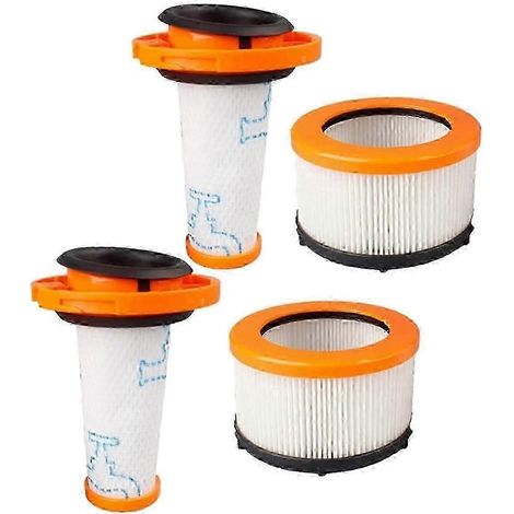 Filtres pour aspirateur Rowenta X-FORCE FLEX 9.60 RH20xx ZR009010 ZR009012 - Pièces détachées - Nettoyage efficace - lot de 4 (1/5)