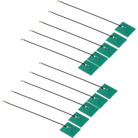 2,4-GHz-WLAN-Bluetooth-Antenne, omnidirektional, 50 W, 3 dBi, 2400–2500 MHz, IPEX-Anschluss, RG1.13-Kabel, Leiterplatte (1/5)