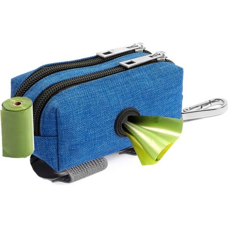 Distributore di sacchetti per escrementi di cane Premium (per guinzagli) - Pratico e resistente distributore di sacchetti per escrementi di cane - Accessorio elegante e facile da pulire - Ideale per c