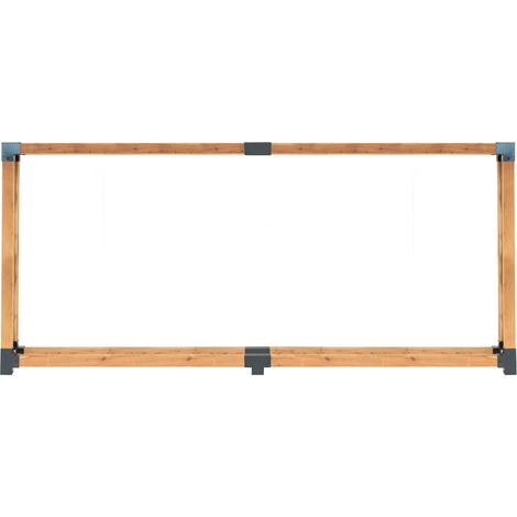 Westmann Lärchenholz Erweiterung für Kaminholzregal Michel XXL+E2  Natur  180x9x9 cm (1/5)