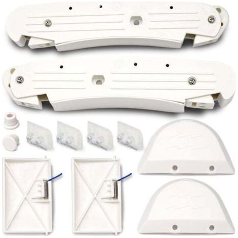 Balançoire de nettoyage de piscine avec cadres avant et arrière, 4 glissières de pod, performance stable, pièce de rechange légère (1/4)