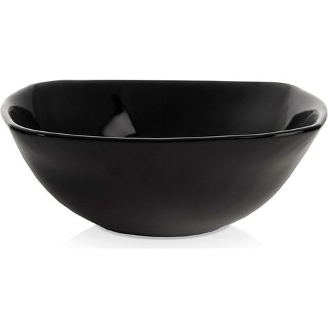 Bol de cristal negro LUNA de 11,5 cm y 190 ml.
