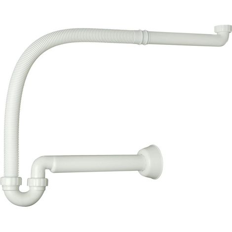 Sifone salva-spazio in PP connessione flessibile - Misura 1"1/4 × ø40 2126.5546 (1/2)