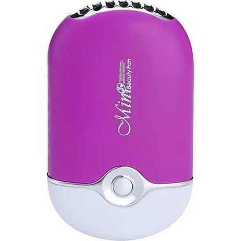 Ventilateur USB Extension Cils - 1 Pièce - Portable - Séchage Rapide - Salon Et Domicile - Violet (1/5)