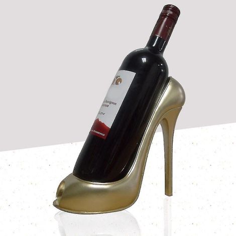 Porte-bouteille de vin en forme d'escarpin élégant, casier à vin, accessoires pour paniers cadeaux, HomeChampagne (1/4)