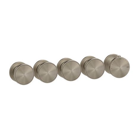 Conjunto de termostato listo para montar Gessi Origini, 4 vías,