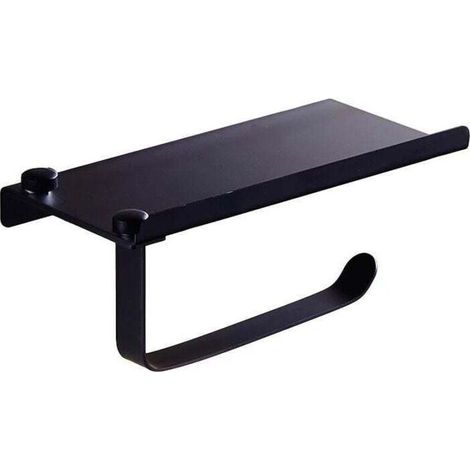 Promotion Porte-Papier Toilette aus rostfreiem Edelstahl Wandhalterung für schwarzes Telefon für WC-Toiletten Salles de Bains (1/4)