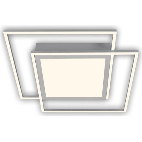 Plafone LED Plafone commutabile separatamente 51W cromo opaco Briloner (1/5)