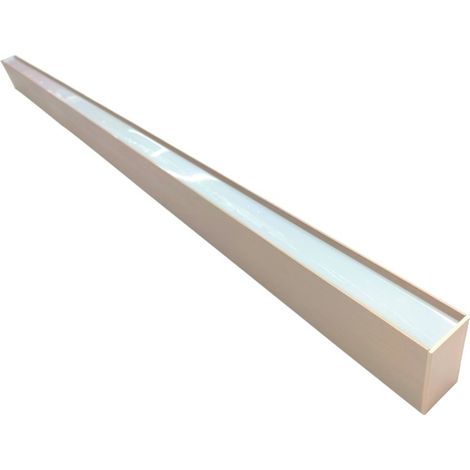 Suspension Linéaire 38W Effet Champagne Doré CCT - 2800K/4500K/6000K - SILUMEN (1/3)
