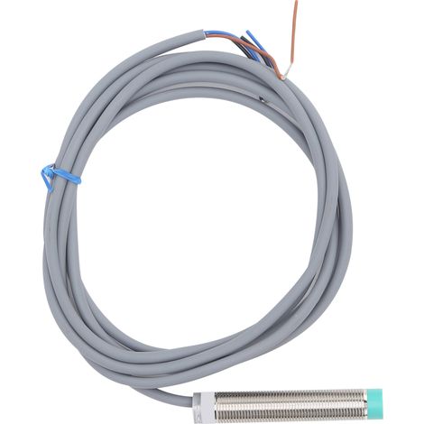 BERM Näherungsschalter, zylindrisch, 3-adrig, PNP-Sensor, normalerweise geschlossen, 10–30 V DC (1/5)