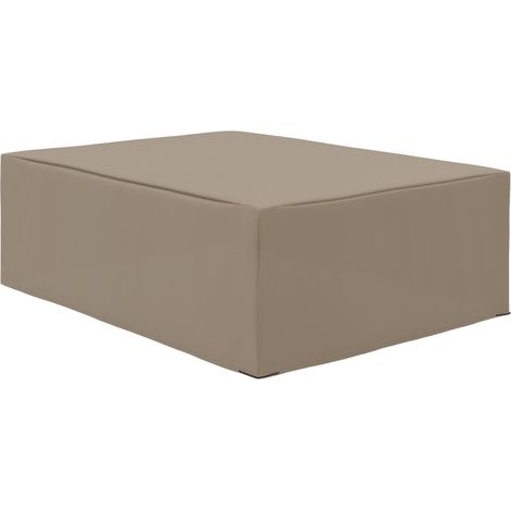 AS EASY Housse de protection pour mobilier de jardin, résistante à l'hiver et imperméable, en bâche Oxford, 275 x 205 x 90 cm, beige (1/5)