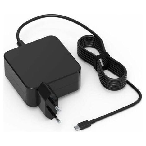 65W USB C Charger Type C Power Supply Adapter for MacBook Pro/Air, Lenovo Thinkpad,HP Chromebook,ASUS, Acer,Huawei Matebook, Xiaomi Air,Samsung Chromebook Plus, Tablets Power Cord,DO (1/5)