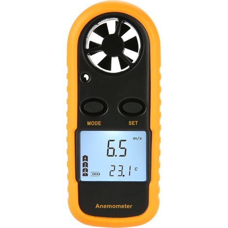 Anémomètre numérique GM816 avec affichage numérique LCD (1/5)