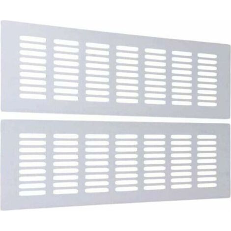 Grille D'Aeration Grille D'Aeration Rectangulaire Grille De Ventilation Grille De Ventilation Rectangulaire Grille D'Aération Aluminium Pour Une Ventilation (30 Cm) 2 Pièces (1/4)
